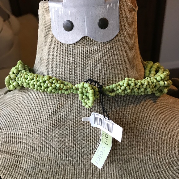 Beaded Necklace - Green - Picture 4 of 4